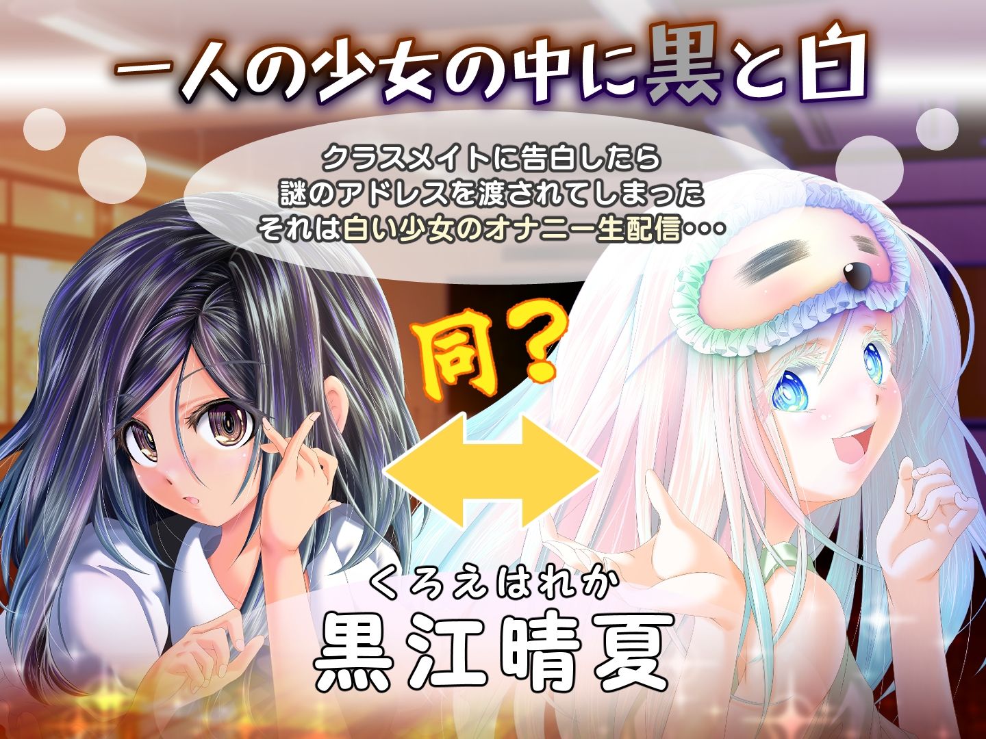 夕暮れまぐれの黒と白【Android版】 サンプル画像 1