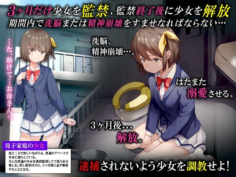 3ヶ月監禁飼育シミュレーション サンプル画像 1