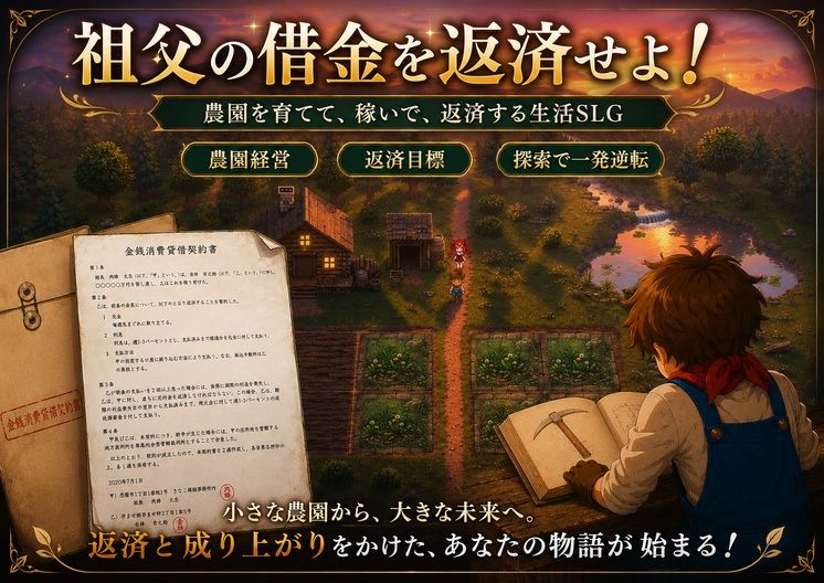 孕ませ!苗床ファーム〜破産寸前!過酷な借金返済と苗床娘たちとのムラムラ繁殖生活〜 サンプル画像 1