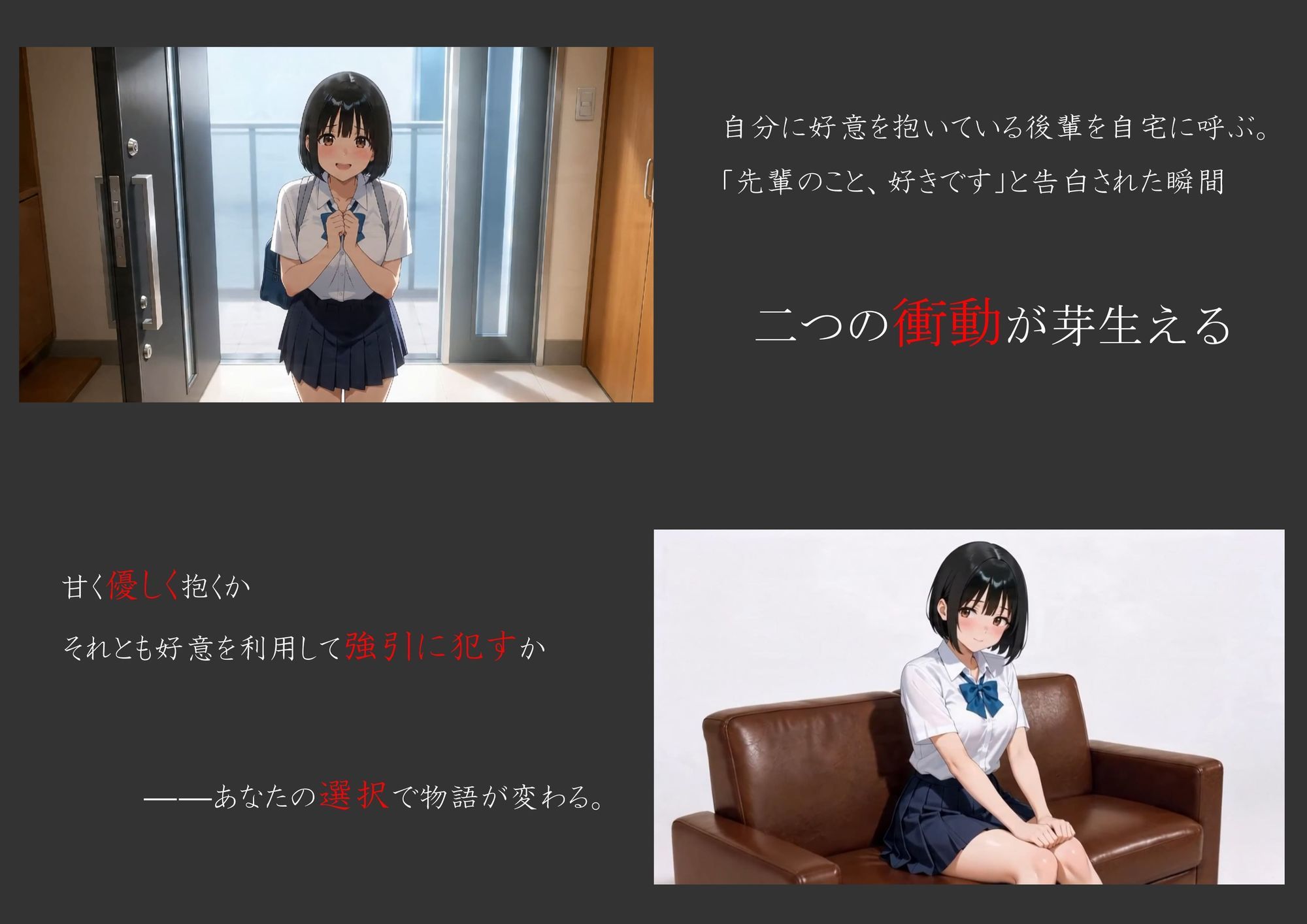 俺のことが好きな後輩を自宅に呼んで犯してみた サンプル画像 1