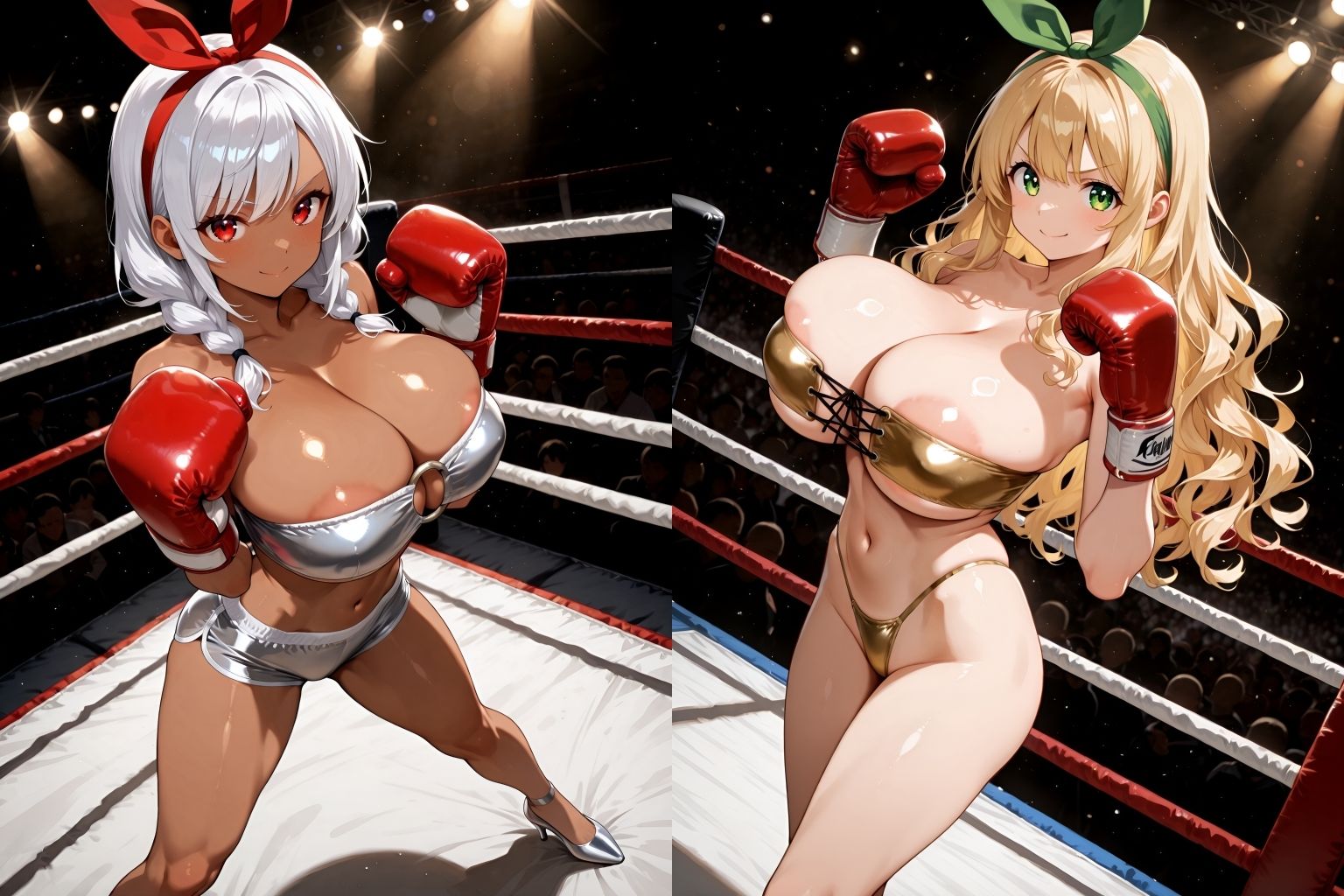 爆乳ドリームマッチ！！ラウンドガールに勝って抱け！！ サンプル画像 1