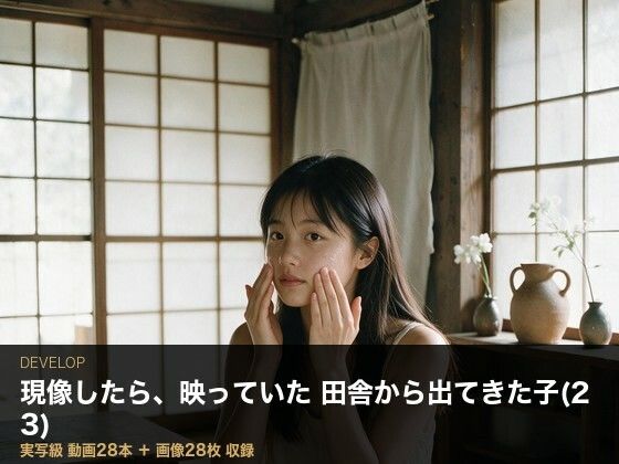 ＜実写級＞現像したら映っていた・田舎から出てきた子（23）の一人暮らし 28本