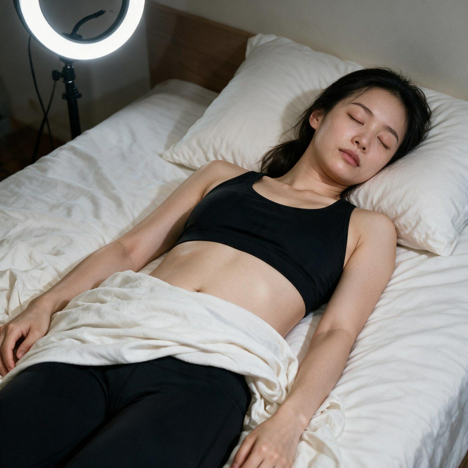〔実写級〕ジムの記録映像を抜いた 汗だくの彼女(26)の更衣室/記録28本 サンプル画像 3