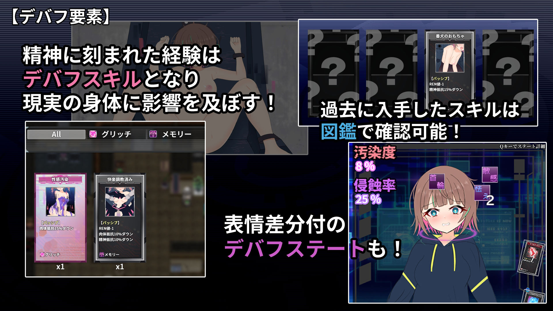 幻装少女ナギ -サイバーエロトラップダンジョン潜行録- サンプル画像 4