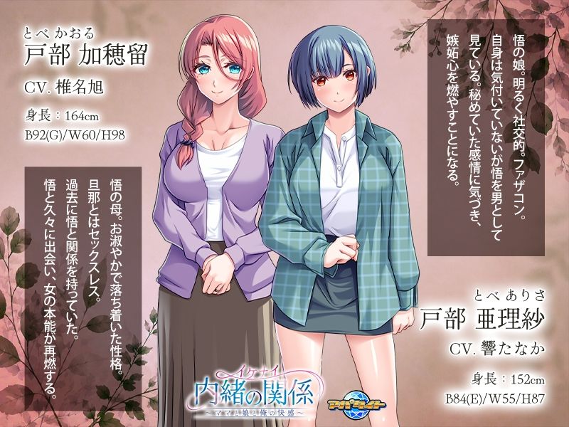 イケナイ内緒の関係〜ママと娘と俺の快感〜 サンプル画像 2