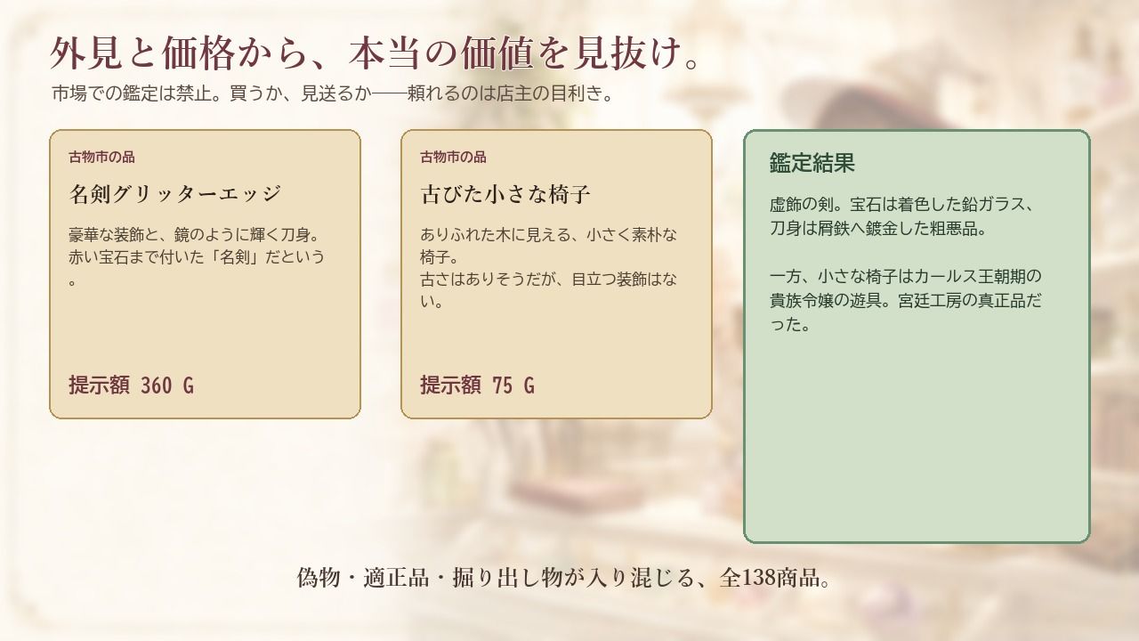陽だまりの魔女商店 〜新米店主の目利きと古物奇譚〜 サンプル画像 1