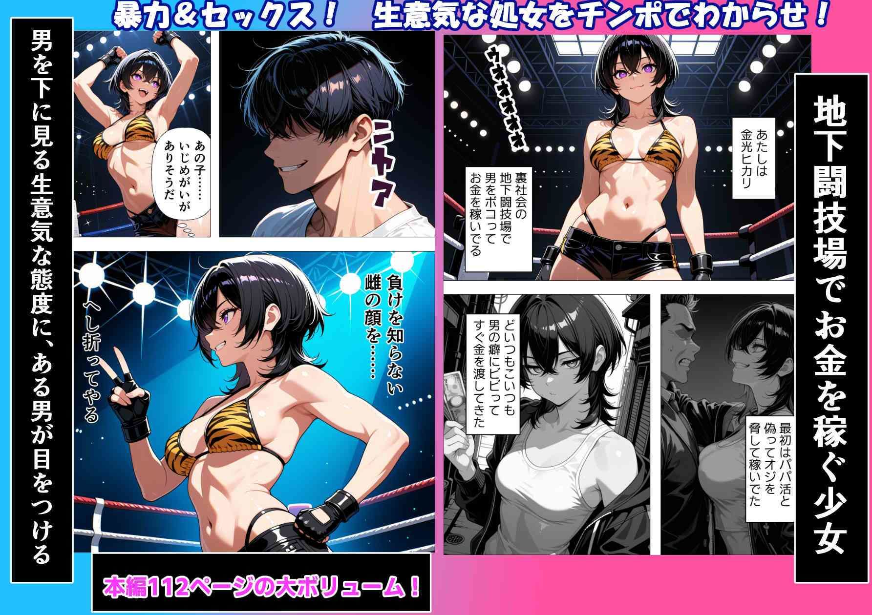 格闘少女わからせ快楽堕ち サンプル画像 2