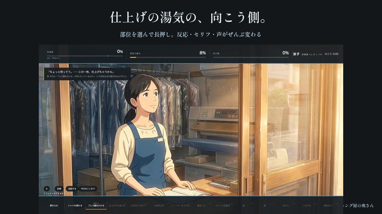 俺のシャツの畳み方を覚えている奥さん 〜クリーニング屋に通って三年目の夜〜 サンプル画像 2