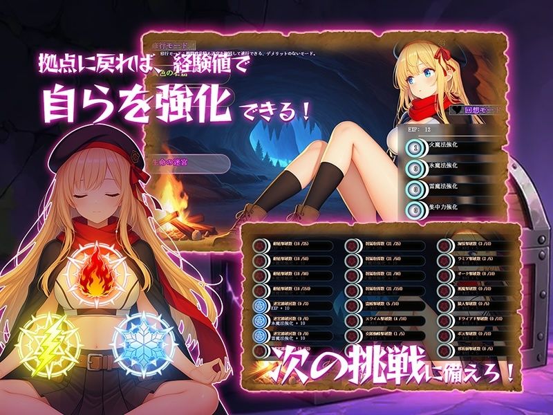 金稼ぎのはずが ダンジョン最下層に落ちた私、 絶対に生きて宝を持ち帰る!御姉.ver サンプル画像 5