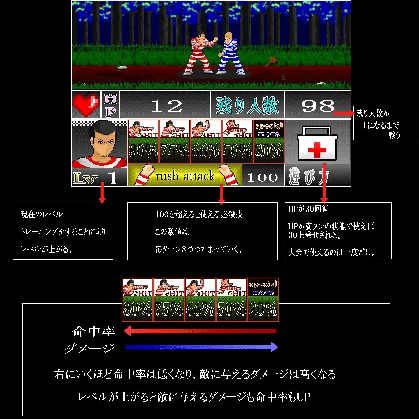 Battle of Prisoners〜囚人たちの戦い〜 サンプル画像 2