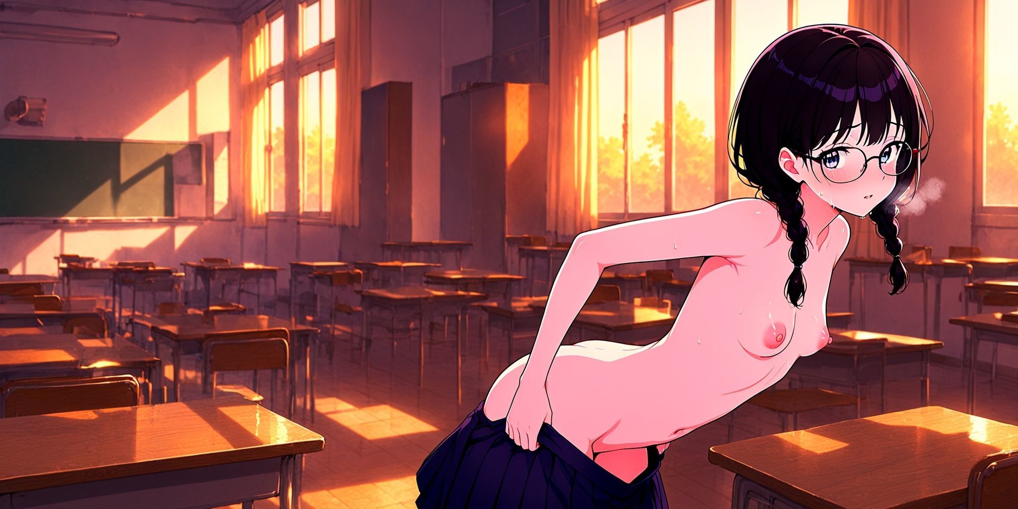放課後の露出 ―剥き出しの少女の独白― サンプル画像 3