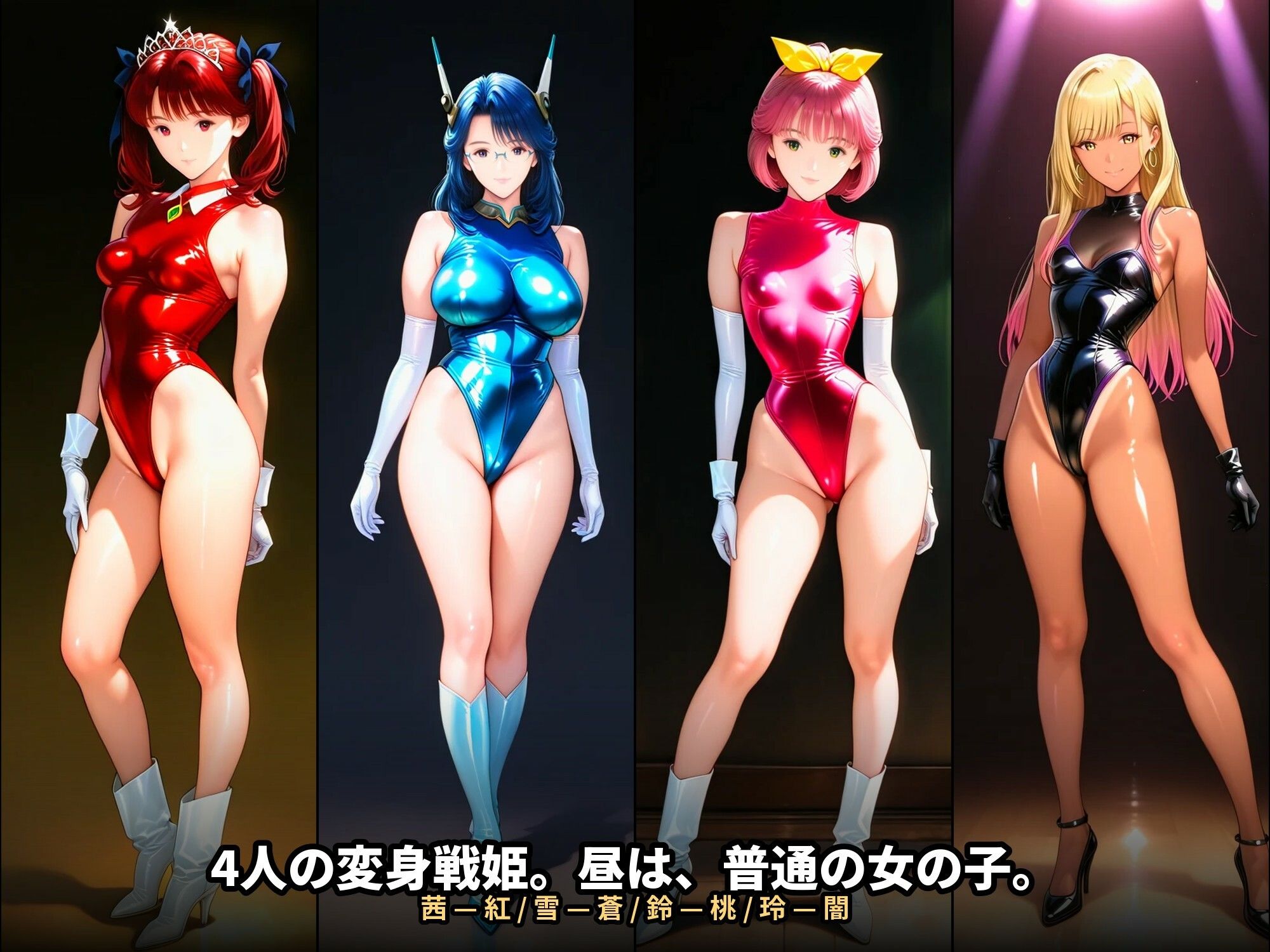 戦隊戦姫サバイバー 負けてひん剥かれるほどビクンビクン強くなる サンプル画像 1