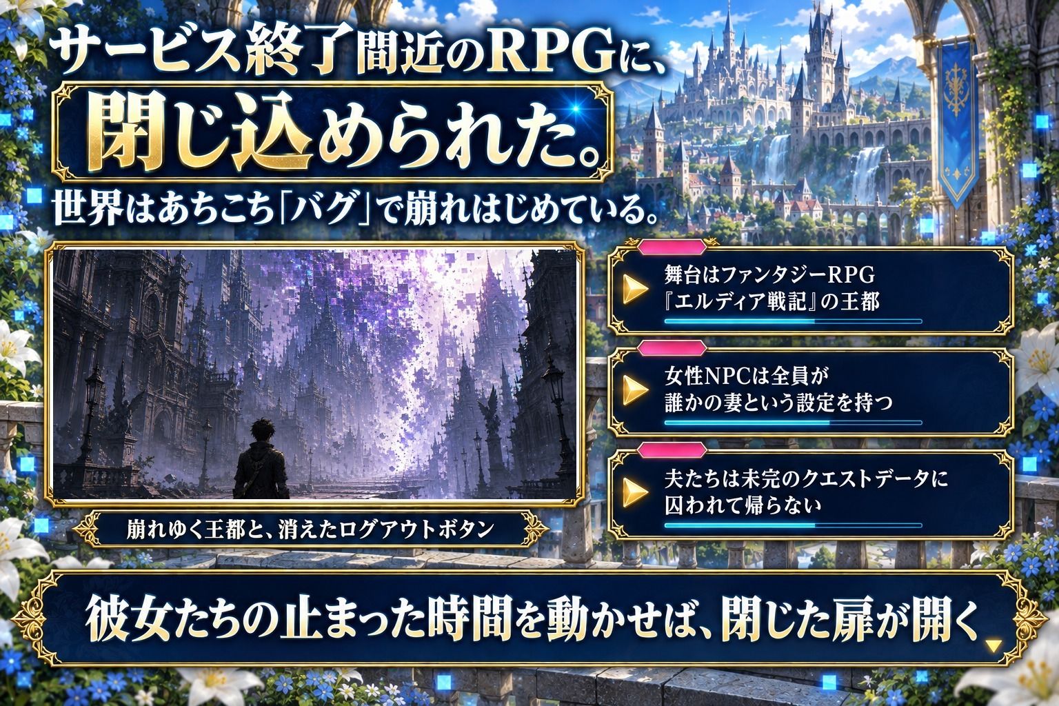 ゲーム世界の人妻たち 〜バグで消えたログアウトボタン〜 サンプル画像 2