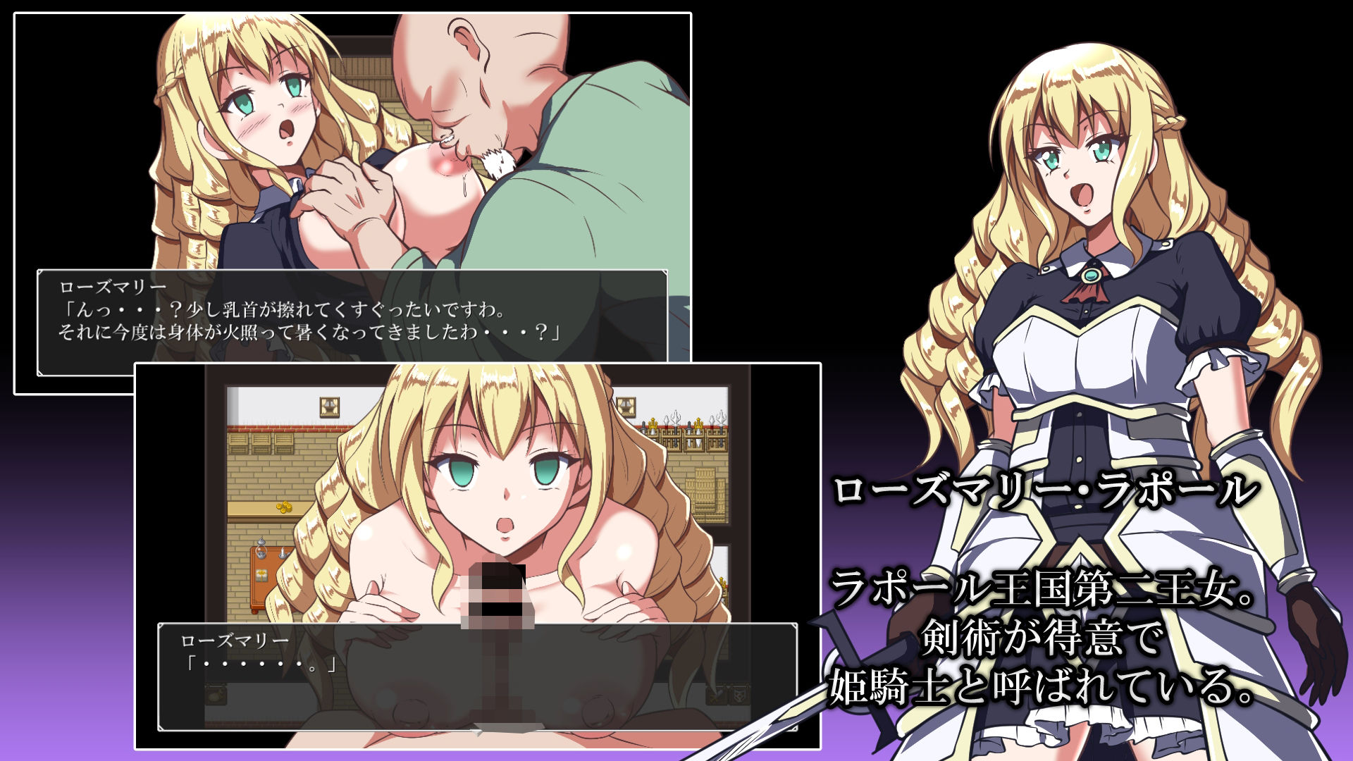 姫騎士ローズマリーと精神支配魔法 サンプル画像 4
