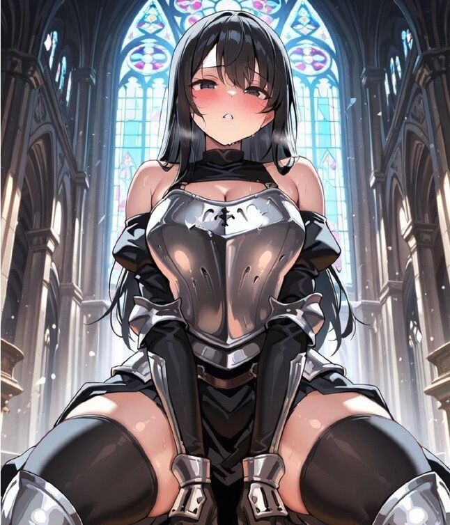 【ファンタジー/女騎士/巨乳堕落】 老いた帝王の征服録 暴君は高貴なる王妃・騎士・聖女を悉く支配する 〜強気黒髪女騎士陥落編3〜 サンプル画像 5