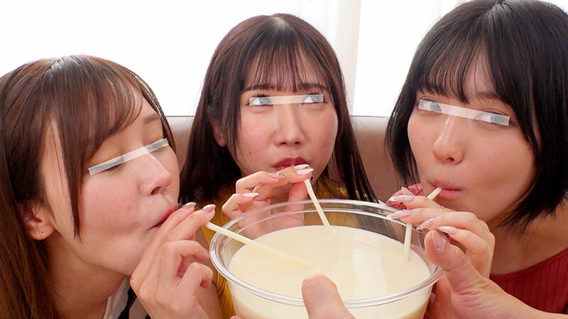 一般男女モニタリングAV Hカップ以上限定 仲良し女子大生3人組が牛乳を口に含んで→爆乳モミモミ→乳首こねくりイキ我慢チャレンジ！協力して我慢出来たら100万円！イッたら罰ゲームのデカチン即ハメ6P！親友同士で初めてのチクイキ絶頂しちゃって敏感になったJDオマ… サンプル画像 2
