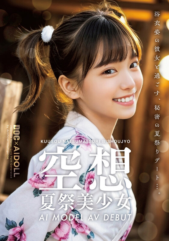 空想夏祭美少女 AI MODEL AV DEBUT サンプル画像 1