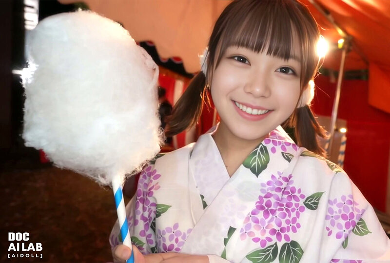 空想夏祭美少女 AI MODEL AV DEBUT サンプル画像 4